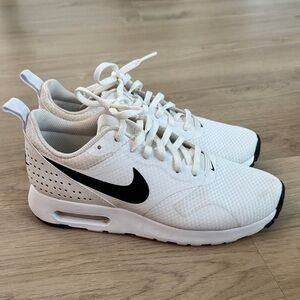 Nike Air Max White with Black Swoosh